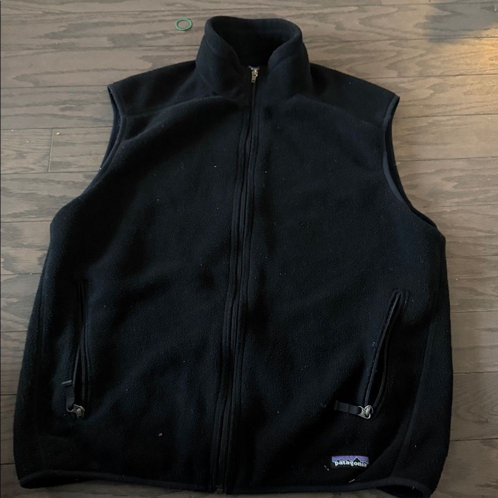 Patagonia Synchilla Black Fleece Vest Men’s XL